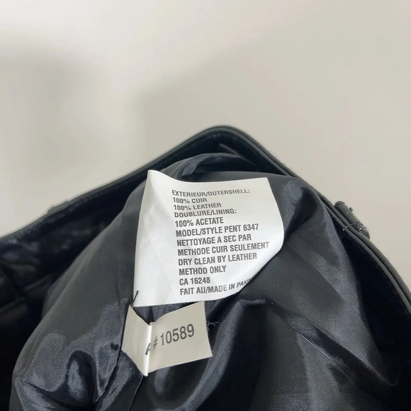 OSCAR  LEOPOLD | WIDE LEG LEATHER PANT - Picture 7 of 10